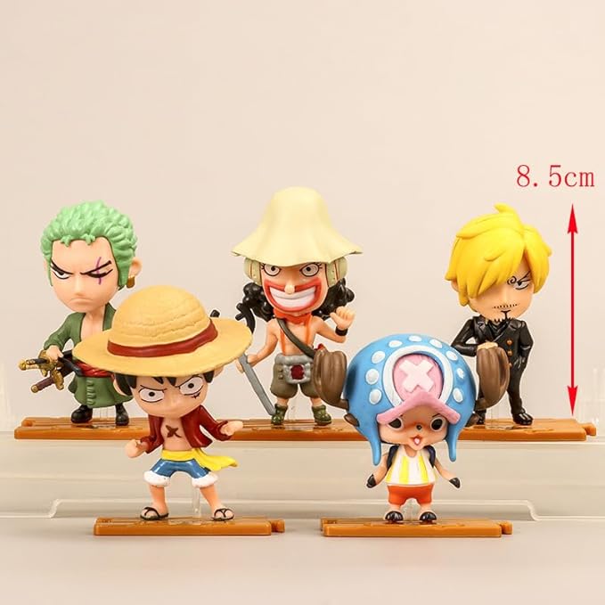 Lot de 10 MINI figurines One Piece Anime 10 cm
